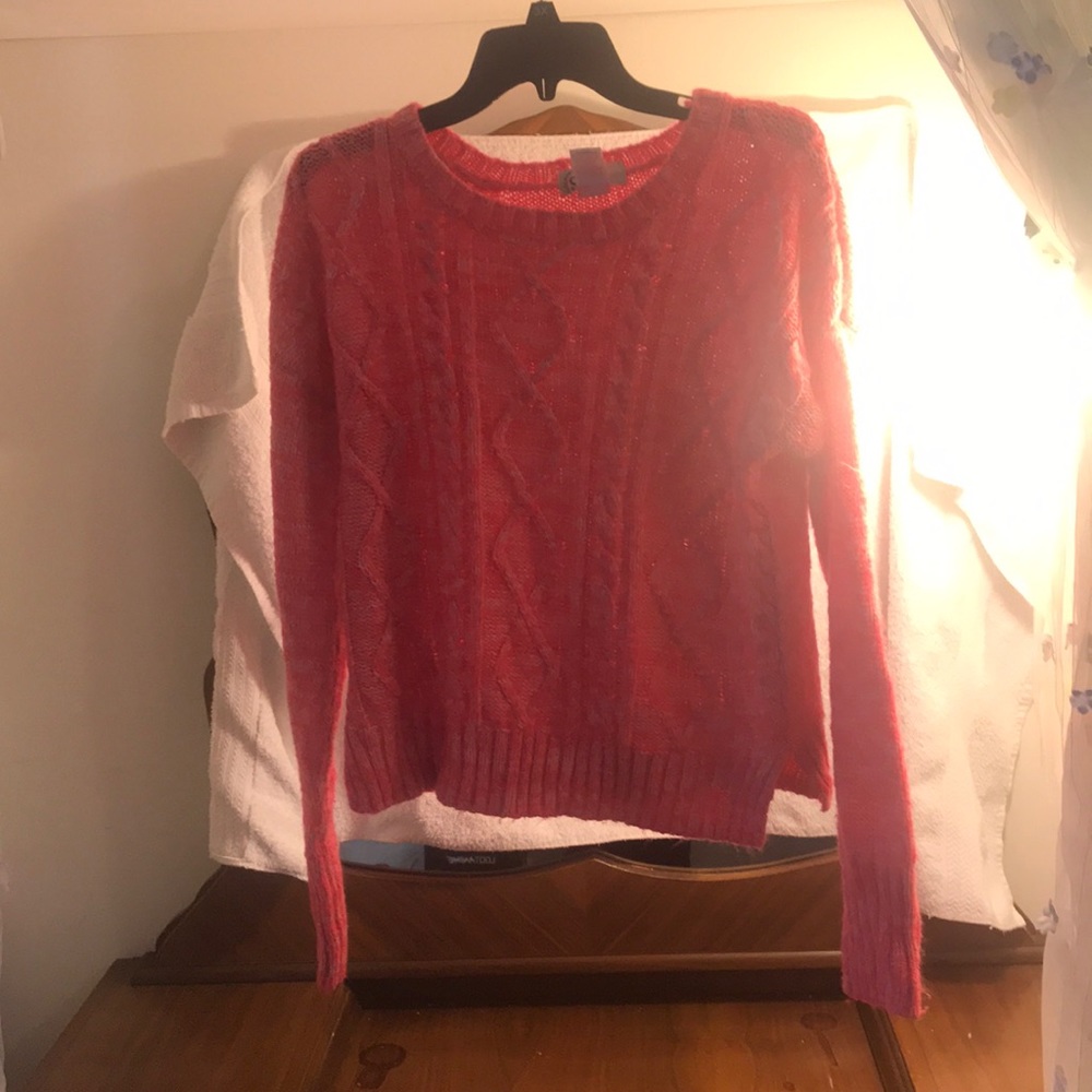 Hot pink sweater